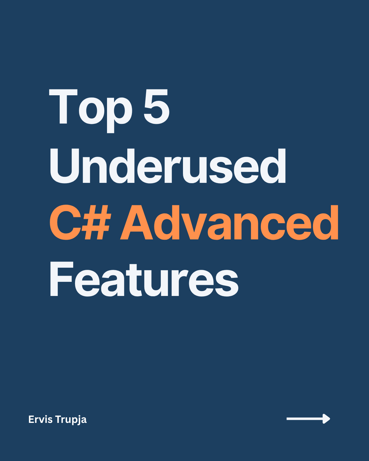 Tip 22 - Csharp