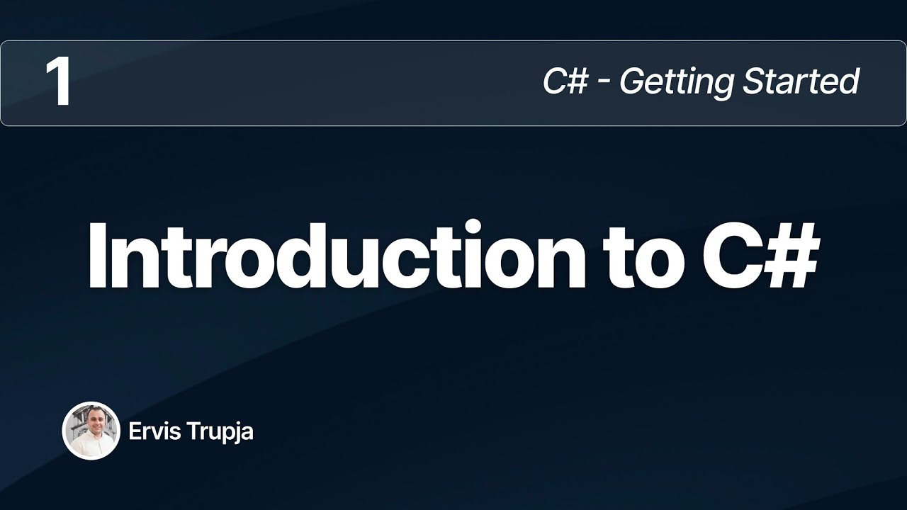C# - Getting Started